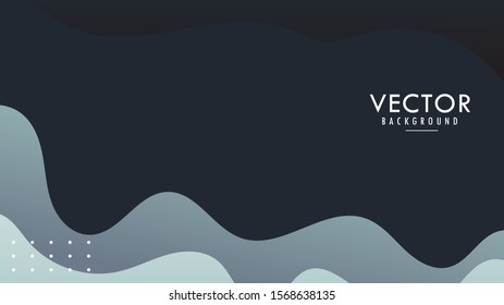  Fluid Vector Abstract Background Wallpaper Light Gradient Gray Design With Blank Space