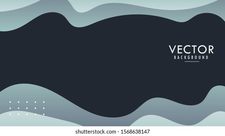  Fluid Vector Abstract Background Wallpaper Light Gradient Gray Design With Blank Space