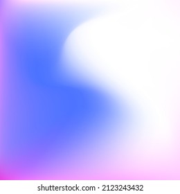 Entspanntes dynamisches Wasserhintergrund. Sky Multi Farbe Liquid verwischt Swirl Gradient Mesh. Farbige, neonfarbene, kalte, pastellfarbene Farbverlauf-Hintergrund. Wavy Vivid Pink hellunscharfe Textur.