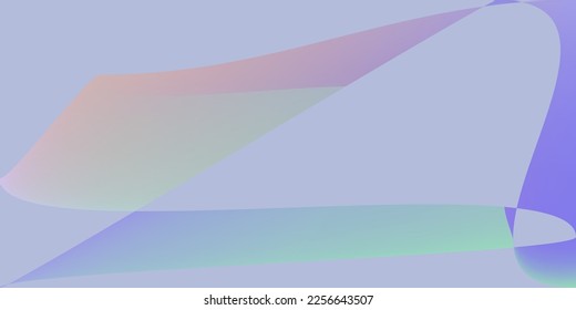 Fluid Violet Purple Minimal Rainbow Gradient Mesh. Digital Color Pastel Smooth Illustration. Layers Dynamic Modern Dark Trendy Background. Shape Futuristic Multicolor Lavender Modern Design.