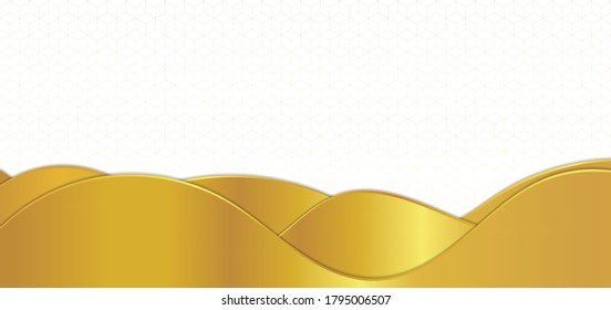 Fluid water wave overlap layer design pattern background. vector illustration.