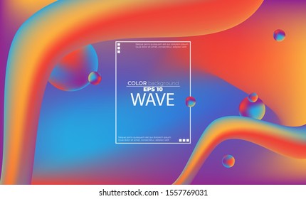 fluid wave color pattern of neon color liquid gradient background with modern geometric dynamic motion style Suitable For Wallpaper, Banner, social media, Card, cover Book, landing page, gift card,