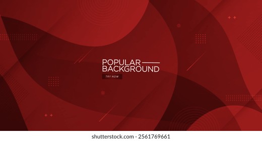 Fluid wave dark red background with gradient textured background design in 3D style. Eps10 Vector