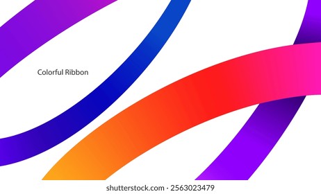 Fluid Wave Elements of Colorful Squiggly Designs.Vector Graphic Pattern with Wavy Lines in Bright Colors.  Colorful Rainbow Abstract Gradient Shapes Set. 