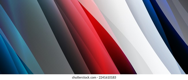 Líneas de onda fluida con fondo abstracto de degradado de color de fluido de moda. Página web del fondo de pantalla de la página web o de la aplicación móvil