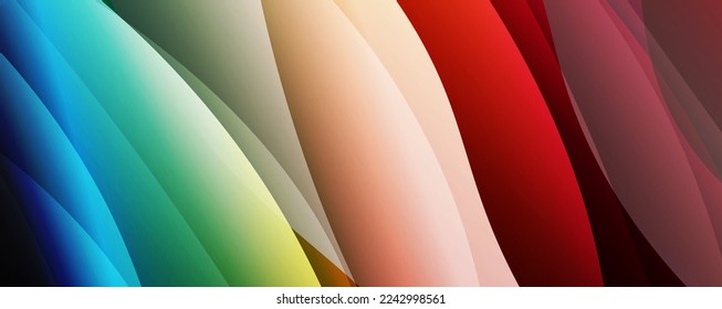 Líneas de onda fluida con fondo abstracto de degradado de color de fluido de moda. Página web del fondo de pantalla de la página web o de la aplicación móvil