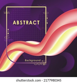 Fluid wave poster. Art design for your design project. Vector illustration EPS10