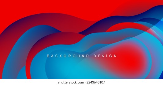 Fluid waves abstract background for covers, templates, flyers, placards, brochures, banners