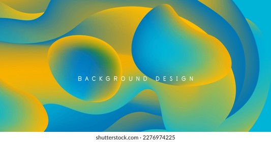 Fluid waves abstract background for covers, templates, flyers, placards, brochures, banners