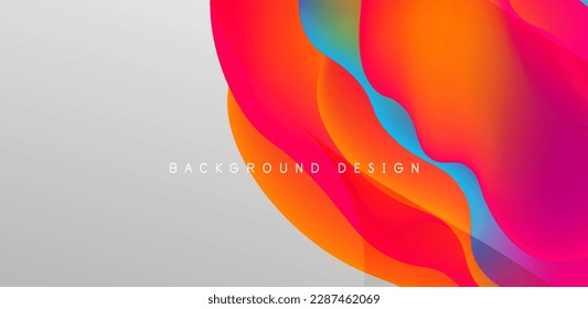 Fluid waves abstract background for covers, templates, flyers, placards, brochures, banners