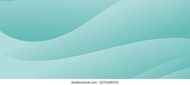 fluid waves sky blue background banner