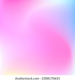 Malla de gradiente de Swirl Multicolor con ondulación ondulada y ondulada. Textura borrosa de luz fría y neón. Fondo dinámico del cielo del color líquido borroso. Fondo de degradado de color vivo y vibrante del agua de curva.