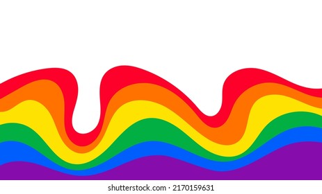 Fluid wavy colorful banner background design.