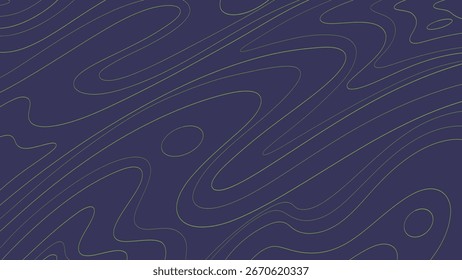 Fondo de estilo de mapa topográfico ondulado fluido