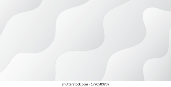 Diseño fluido de la forma de agua de fondo blanco minimalista. ilustración vectorial.