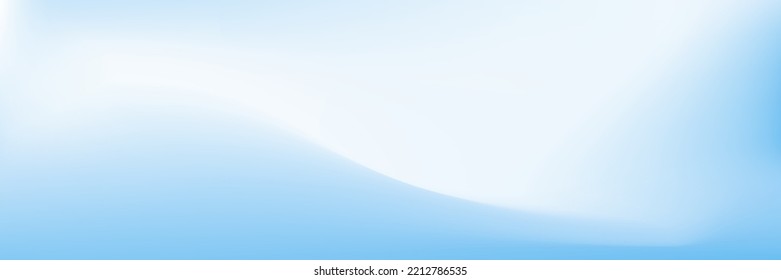 Flüssige weiße Farbe Himmel Wolke Licht strahlende Mesh. Lebhafte, glatte, flüssige, unscharfe, weiche Oberfläche. Wasser Ozean Curve blauer, pastellfarbener Hintergrund. Hell türkisfarbener Fluss Wavy Sommer Farbverlauf Hintergrund.
