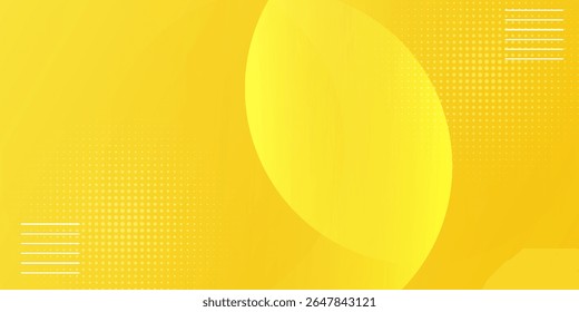 Fluid yellow gradient shapes composition. for presentation design. Vermilion base for website, print, base for banners, wallpapers, vector illustration