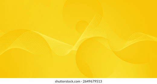 Fluid yellow gradient shapes composition. for presentation design. Vermilion base for website, print, base for banners, wallpapers, business cards, brochure, banner, calendar, graphic modern yellow