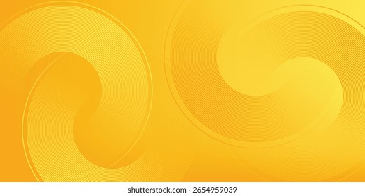 Fluid yellow gradient shapes composition. for presentation design. Vermilion base for website, print, base for banners, wallpapers, business cards, brochure, banner, calendar, graphic