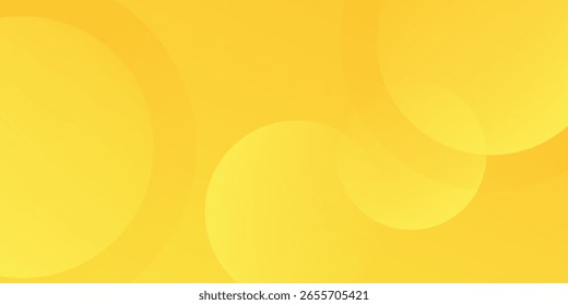 Composición de Formas de gradiente amarillo fluido. para Vector de diseño de presentación eps 10.