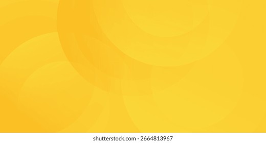 Fluid yellow gradient shapes composition. for presentation design. circle gradient simple