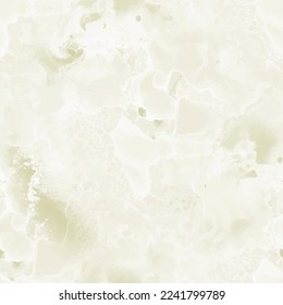 Fluid Yellow Grunge. Light Marble Texture. Light Alcohol Ink Watercolor. Beige Gradient Background. Beige Marble Watercolor. White Rock Stone. White Water Color Marble Wall. Vector Seamless Painting