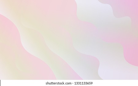 Fluide golographic gradient composition. Vector illustration. for original neon picture
