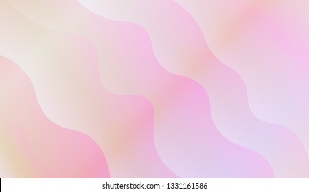 Fluide golographic gradient composition. Vector illustration. for original neon picture