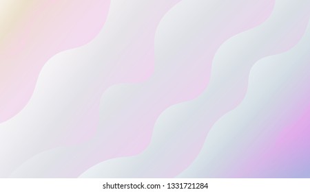 Fluide golographic gradient composition. Vector illustration. for original neon picture