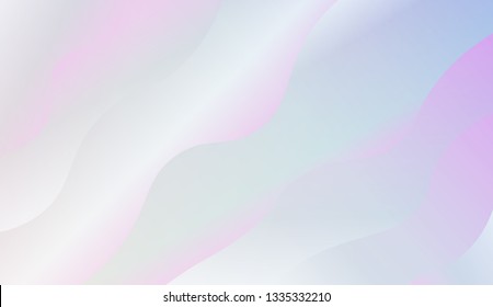 Fluide golographic gradient composition. Vector illustration. for original neon picture