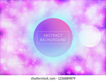 Fluorescent background with liquid neon shapes. Purple fluid. Luminous cover with bauhaus gradient. Graphic template for book, annual, mobile interface, web app. Sunburst fluorescent background.