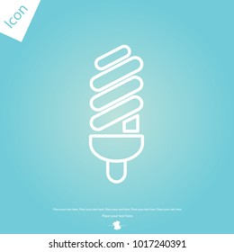 fluorescent bulb icon