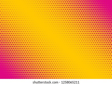 Fluorescent diagonal Gradient Abstract Background. Duotone texture. Yellow and pink. Vector illustration