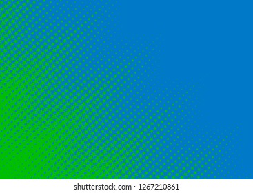 Fluorescent diagonal Gradient Abstract Background. Duotone texture. Blue and green. Vector illustration