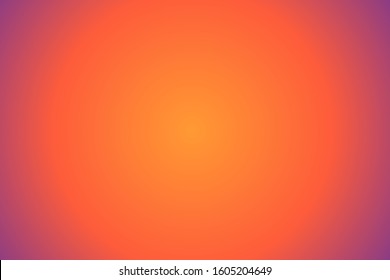 Fluorescent and gradient orange background