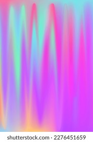 Fluorescent hologram gradient backdrop  Iridescent holo texture  Holographic rainbow neon pattern  Pearlescent vector glam wallpaper  Spectrum blur aura gradient fluid paper 
