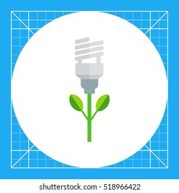 Fluorescent lamp flower