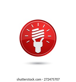 Fluorescent lamp icon