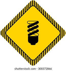 Fluorescent lamp icon