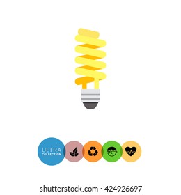 Fluorescent lamp icon
