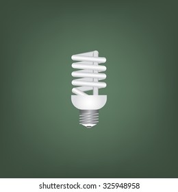 fluorescent lamp. icon. vector design