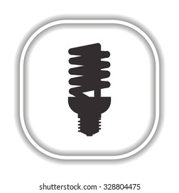 fluorescent lamp. icon. vector design