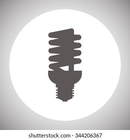 fluorescent lamp. icon. vector design