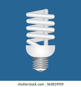 fluorescent lamp. icon. vector design
