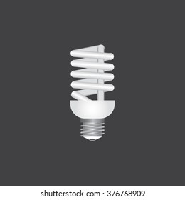 fluorescent lamp. icon. vector design