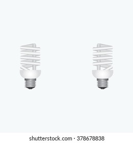 fluorescent lamp. icon. vector design