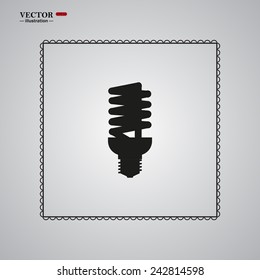 fluorescent lamp, vector illustration, EPS 10