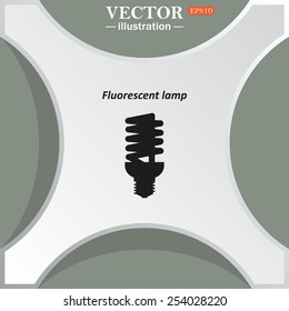 fluorescent lamp, vector illustration, EPS 10