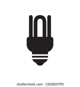 Fluorescent Light bulb Icon
