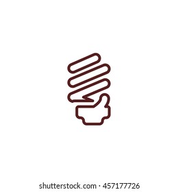 fluorescent line icon